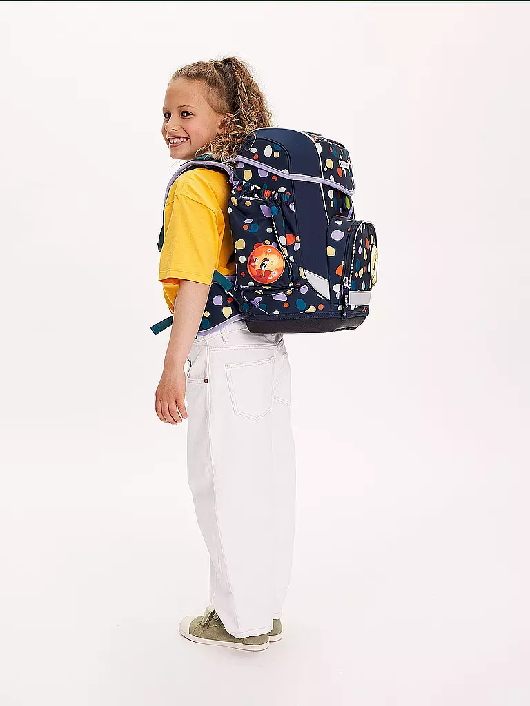 ERGOBAG | Set de mochila escolar de 5 piezas CUBO - Cueva de Ámbar |