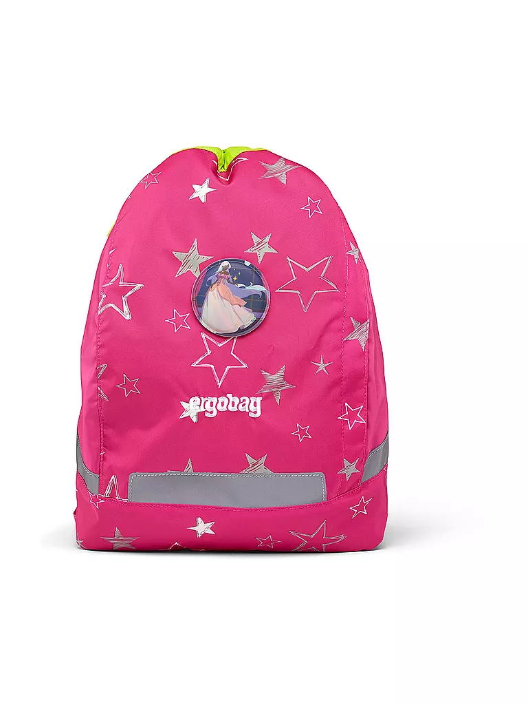 ERGOBAG | Set de mochila escolar de 5 piezas CUBO - SternzaubBÄr | Fucsia