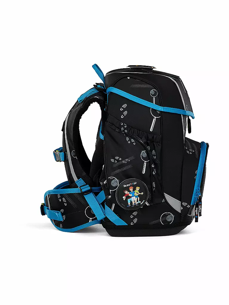 ERGOBAG | Set de mochila escolar de 5 piezas CUBO Bärdektiv Los Tres Investigadores Kids |