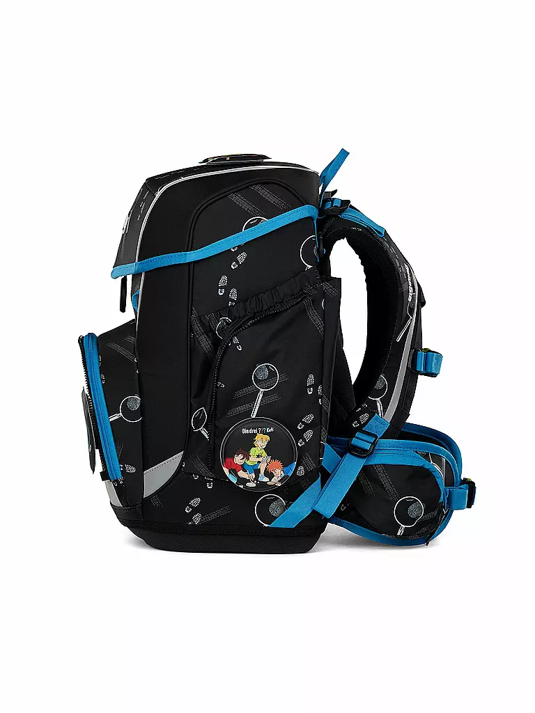 ERGOBAG | Set de mochila escolar de 5 piezas CUBO Bärdektiv Los Tres Investigadores Kids |