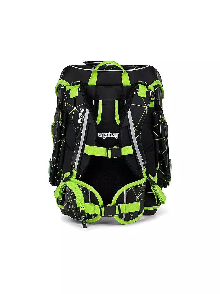 ERGOBAG | Set de mochila escolar de 5 piezas CUBO CyBär Race | 