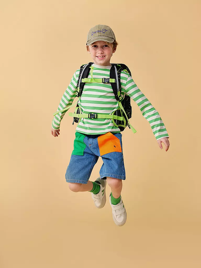 ERGOBAG | Set de mochila escolar de 5 piezas CUBO CyBär Race | 