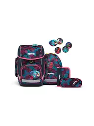 ERGOBAG | Set de mochila escolar de 5 piezas Cubo KorallBär | Azul