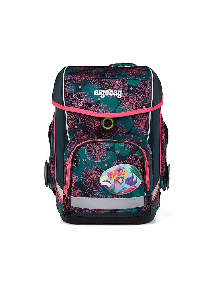 ERGOBAG | Set de mochila escolar de 5 piezas Cubo KorallenBär | 