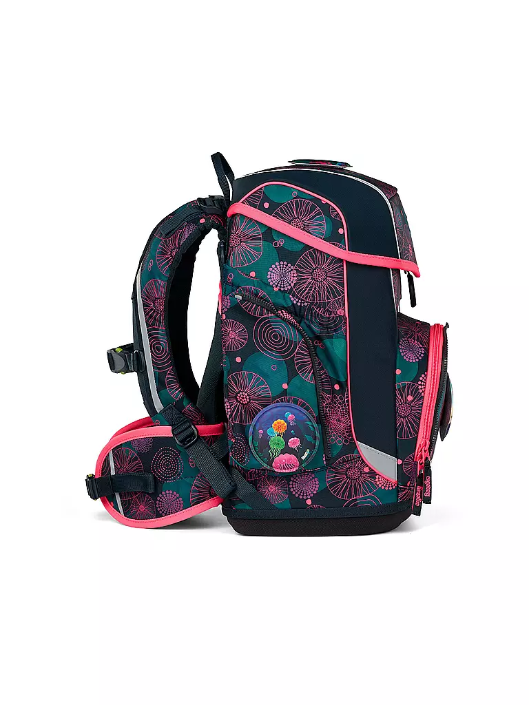 ERGOBAG | Set de mochila escolar de 5 piezas Cubo KorallenBär | 