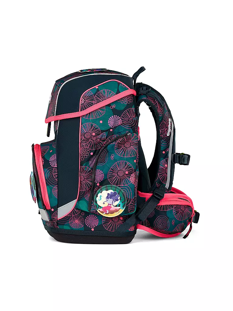 ERGOBAG | Set de mochila escolar de 5 piezas Cubo KorallenBär | 