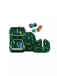 ERGOBAG | Set de mochila escolar de 5 piezas Cubo Light - Bärtastisch | Verde