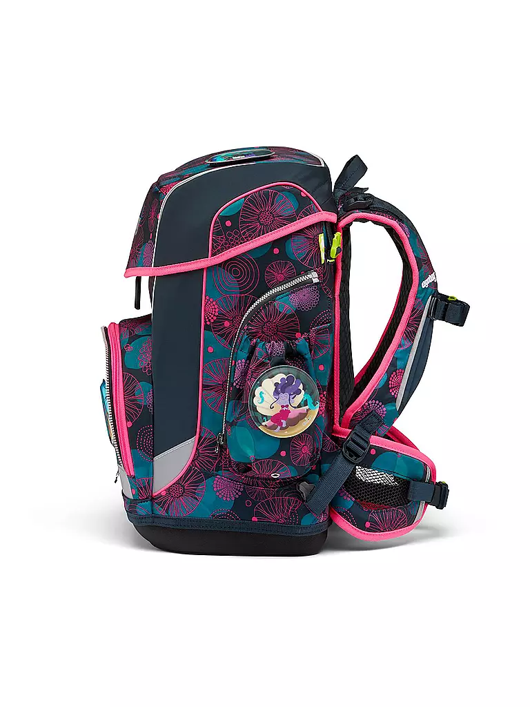 ERGOBAG | Set de mochila escolar de 5 piezas Cubo Light - KorallBär | Azul oscuro