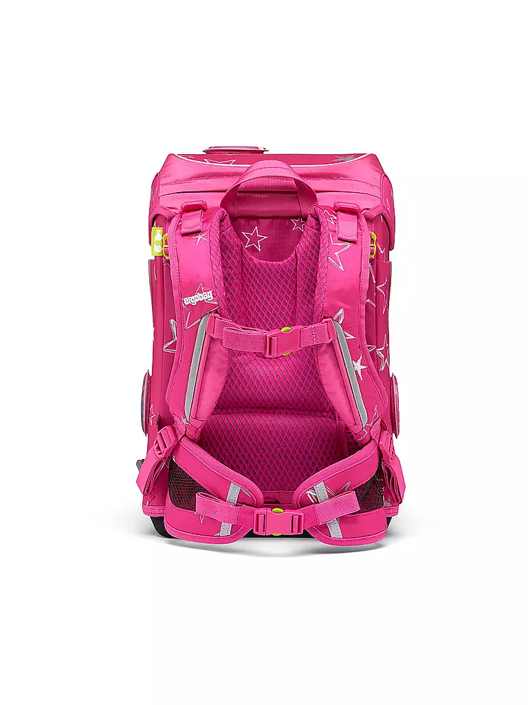 ERGOBAG | Set de mochila escolar de 5 piezas Cubo Light - SternzauBär | Fucsia