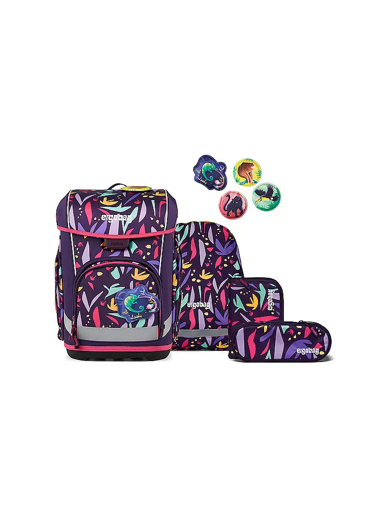 ERGOBAG | Set de mochila escolar de 5 piezas CUBO LIGHT 2026 | Baya