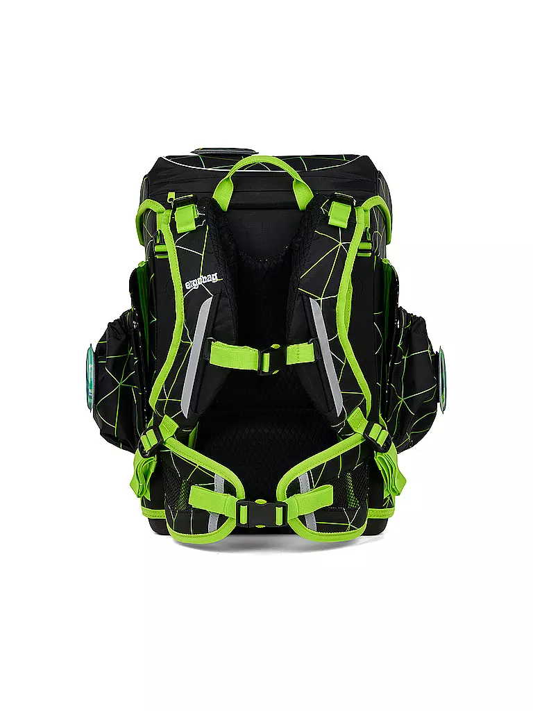 ERGOBAG | Set de mochila escolar de 5 piezas CUBO LIGHT CyBär Race |