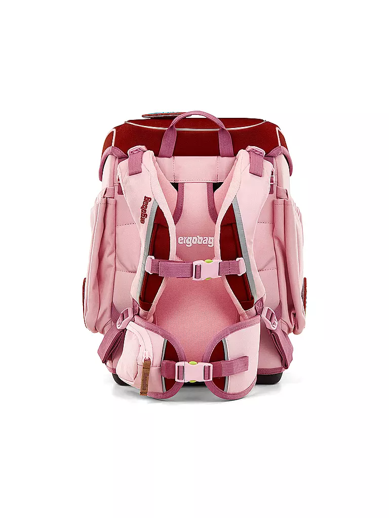 ERGOBAG | Set de mochila escolar de 5 piezas CUBO PfadfindBär | Multicolor