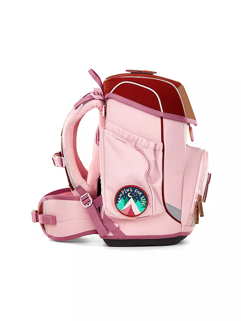 ERGOBAG | Set de mochila escolar de 5 piezas CUBO PfadfindBär | Multicolor