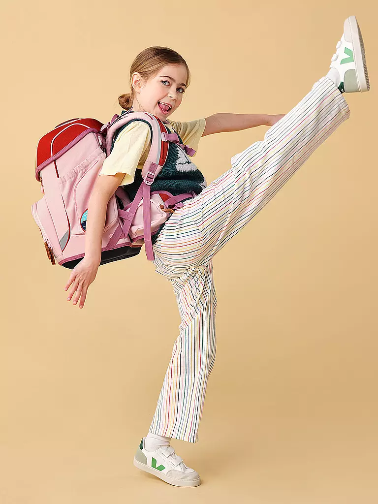 ERGOBAG | Set de mochila escolar de 5 piezas CUBO PfadfindBär | Multicolor