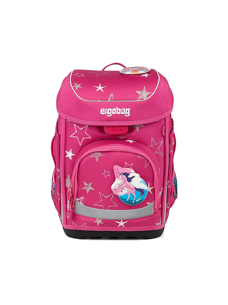 ERGOBAG | Set de mochila escolar de 5 piezas CUBO SternzauBär 2026 | Fucsia
