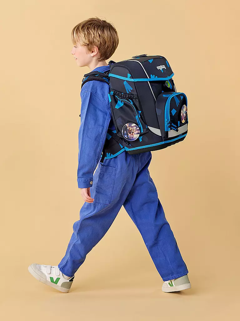 ERGOBAG | Set de mochila escolar de 5 piezas CUBO VerfolgBärjagd |