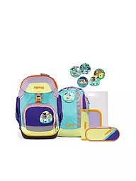ERGOBAG | Set de mochila escolar de 5 piezas Pack Stadt Bärwohner | Multicolor