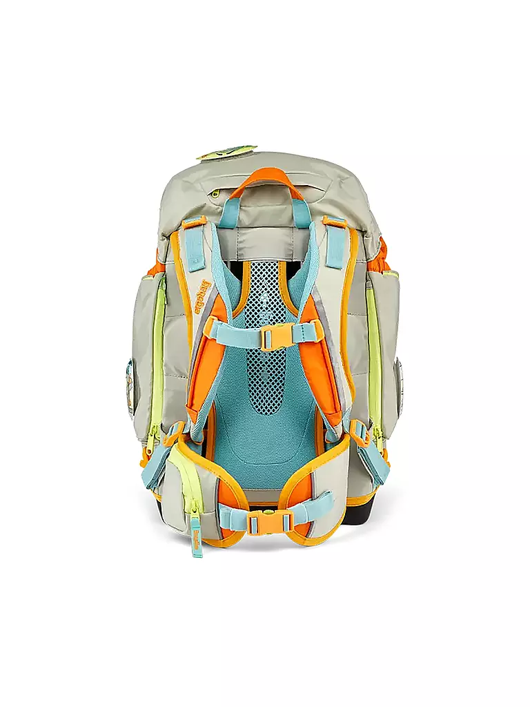 ERGOBAG | Set de mochila escolar de 5 piezas Pack Stadt Bärwohner | Gris claro