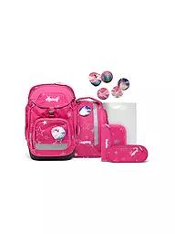 ERGOBAG | Set de mochila escolar de 6 piezas - SternzauBär | Fucsia