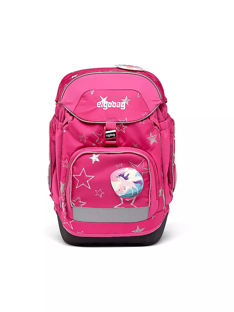 ERGOBAG | Set de mochila escolar de 6 piezas - SternzauBär | Fucsia