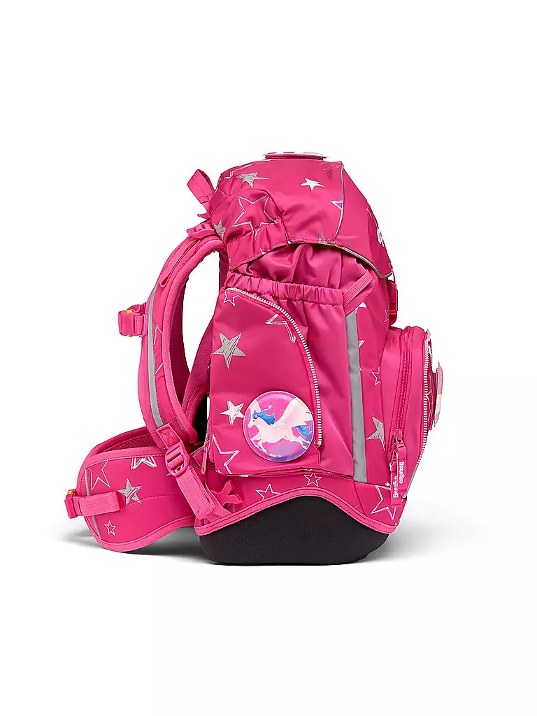 ERGOBAG | Set de mochila escolar de 6 piezas - SternzauBär | Fucsia