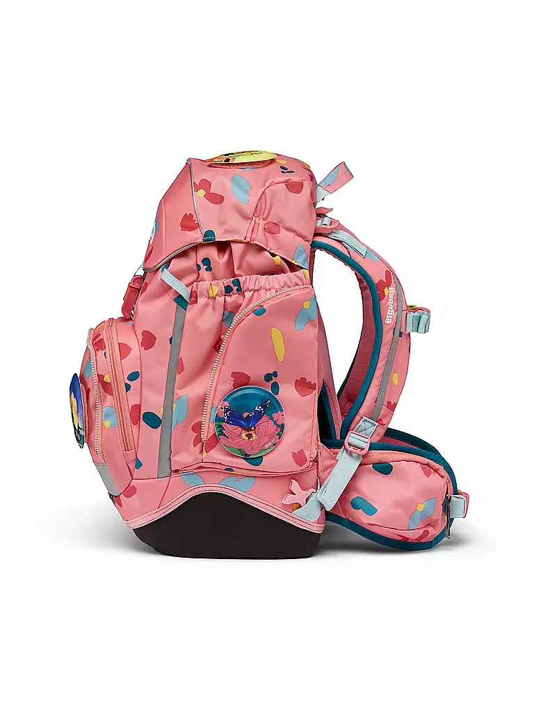 ERGOBAG | Set de mochila escolar de 6 piezas - ZitronenfaltBär | Rosa