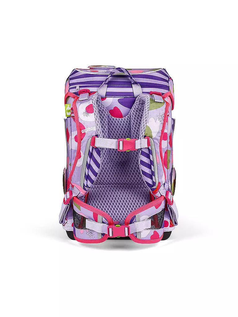 ERGOBAG | Set de mochila escolar de 6 piezas CUBO Light - BlütenzauBär |