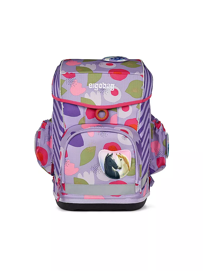ERGOBAG | Set de mochila escolar de 6 piezas CUBO LIGHT BlütenzauBär |