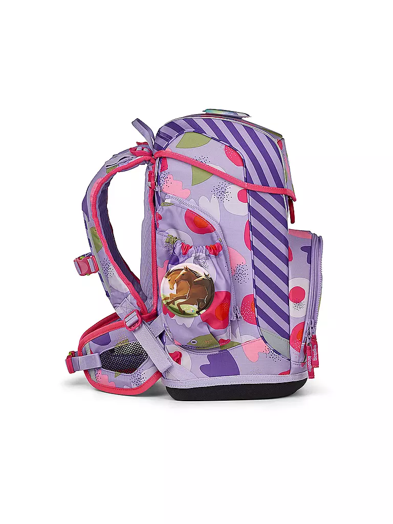 ERGOBAG | Set de mochila escolar de 6 piezas CUBO LIGHT BlütenzauBär |