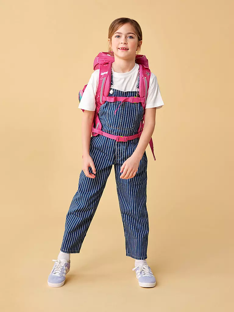 ERGOBAG | Set de mochila escolar de 6 piezas CUBO LIGHT SternzauBär | Fucsia