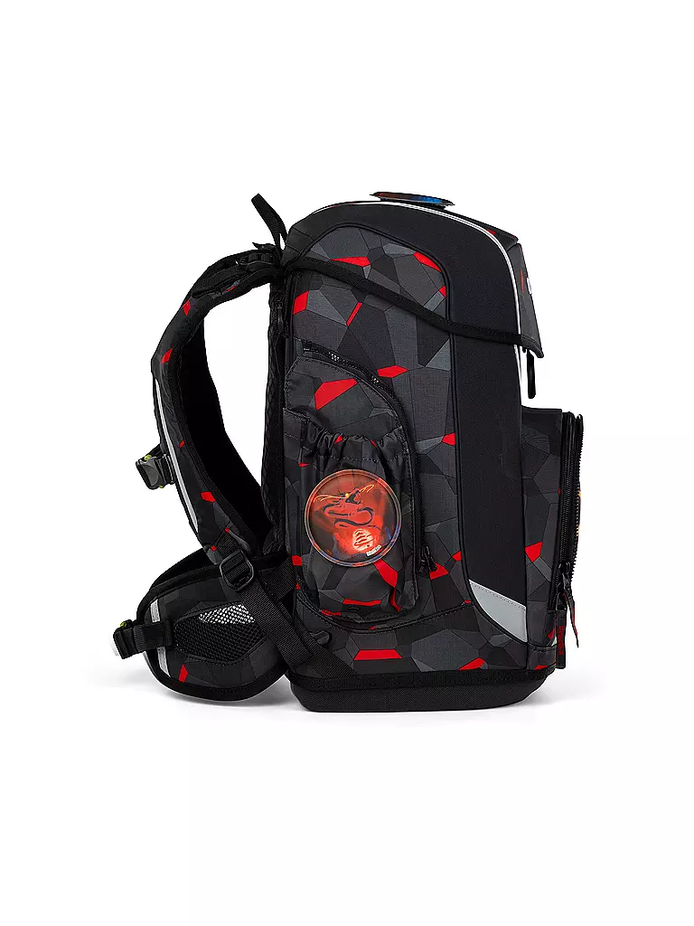 ERGOBAG | Set de mochila escolar de 6 piezas CUBO LIGHT TaekBärdo | Negro