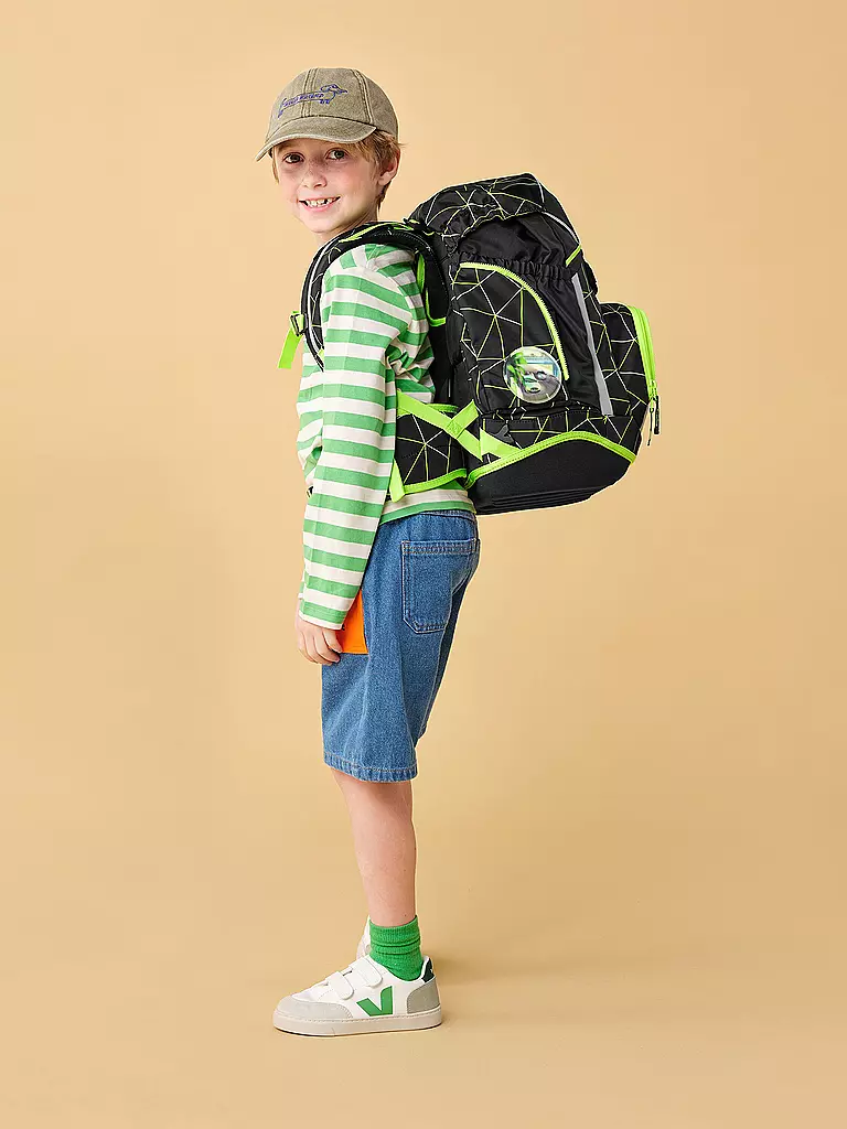 ERGOBAG | Set de mochila escolar de 6 piezas Cybär Race |