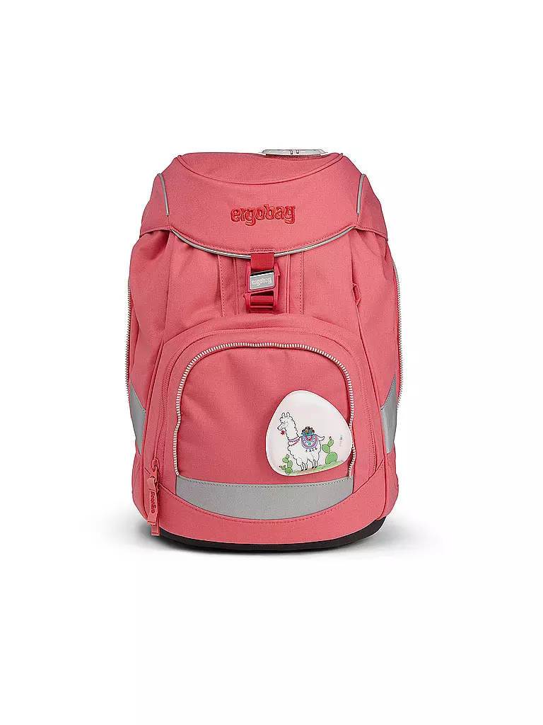 ERGOBAG | Set de mochila escolar de 6 piezas Lamas in Bärjamas | Rosa