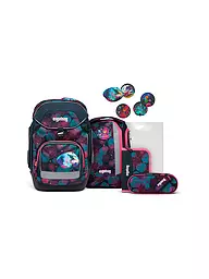 ERGOBAG | Set de mochilas escolares de 6 piezas PACK - ZitronenfaltBär | Azul oscuro