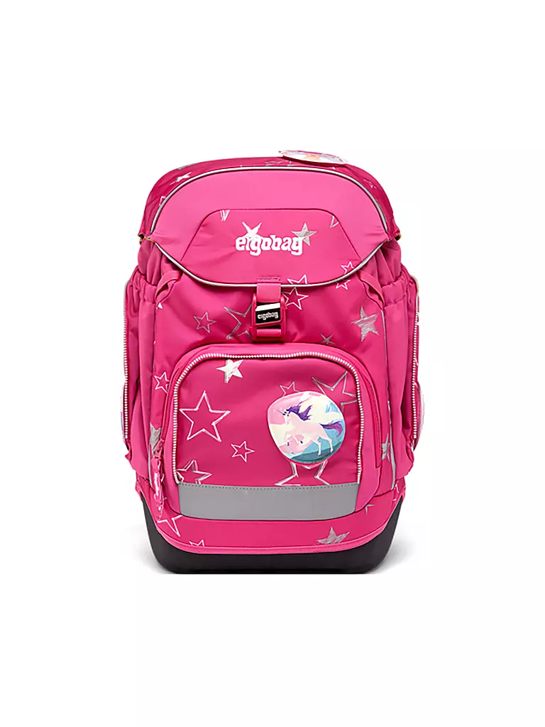 ERGOBAG | Set de mochila escolar de 6 piezas PACK - Sternzauberbär | Fucsia