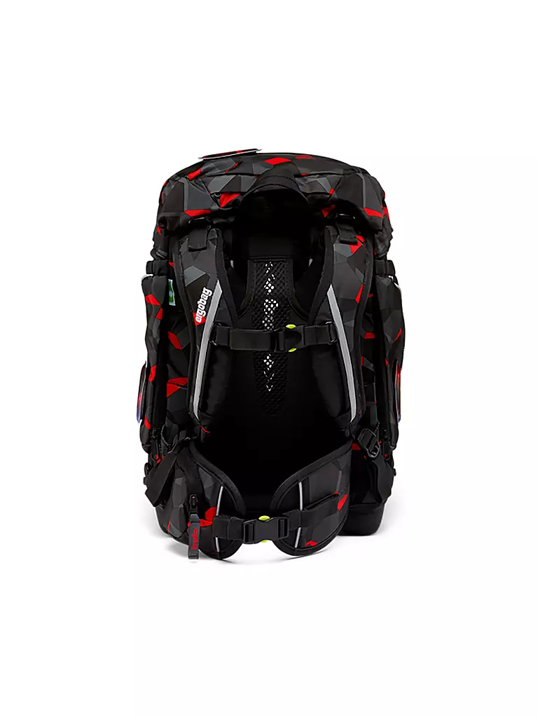 ERGOBAG | Set de mochila escolar de 6 piezas PACK - TaekBärdo | Negro