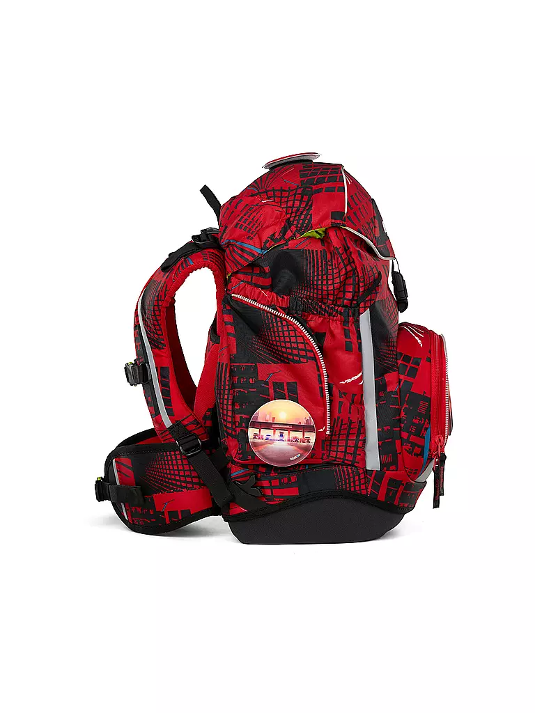 ERGOBAG | Set de mochila escolar de 6 piezas PACK AlarmBäreitschaft |