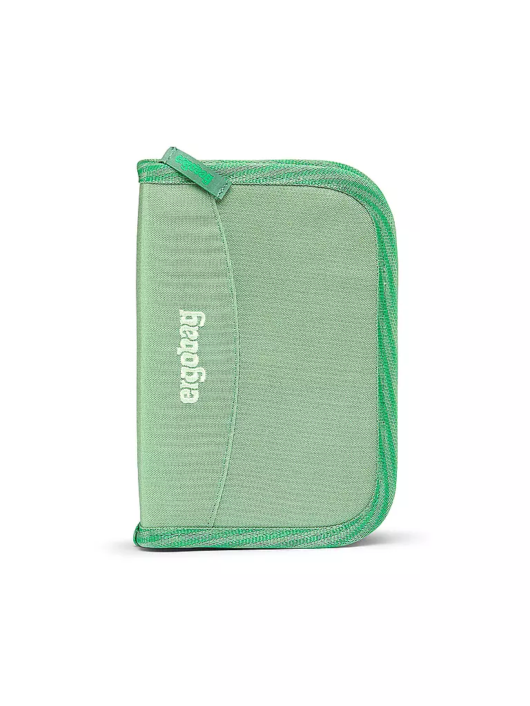 ERGOBAG | Set de mochila escolar de 6 piezas PACK Eco Hero - WaldBärwohner | Verde claro