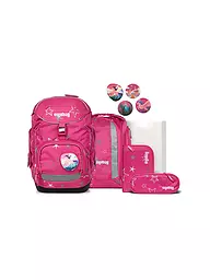 ERGOBAG | Set de mochila escolar de 6 piezas PACK SternzauBär | Fucsia