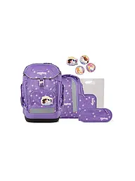 ERGOBAG | Set de mochila escolar de 6 piezas PonyBäradies | Lila
