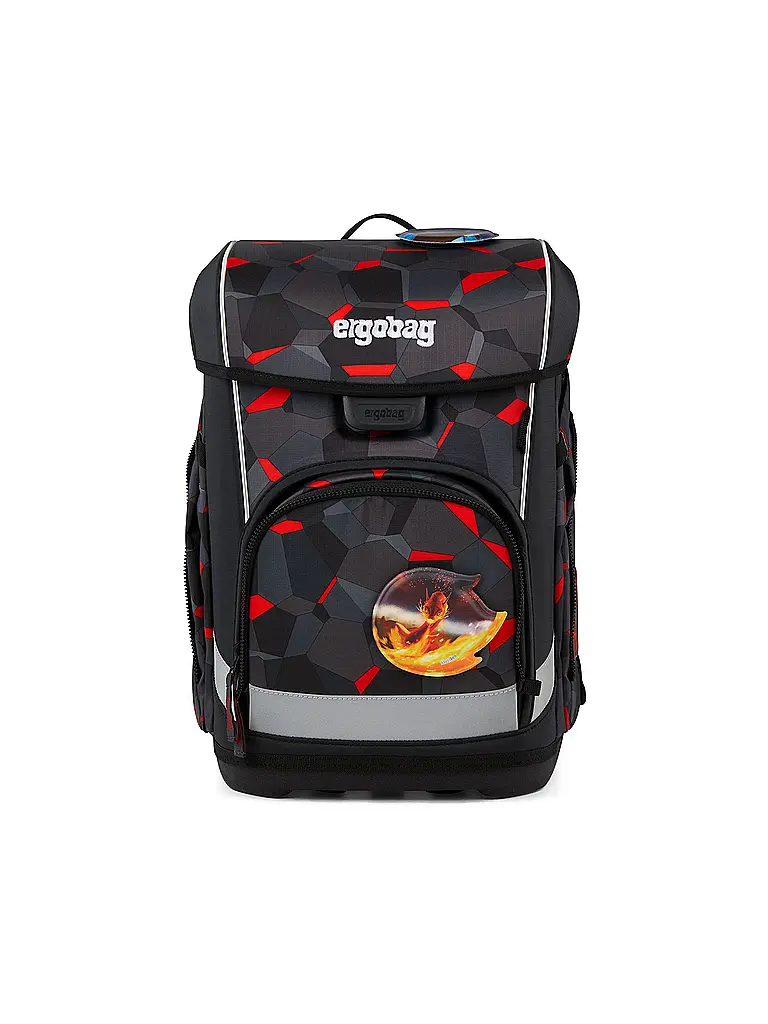 ERGOBAG | Set de mochilas escolares 5 piezas CUBO LIGHT 2026 | Negro