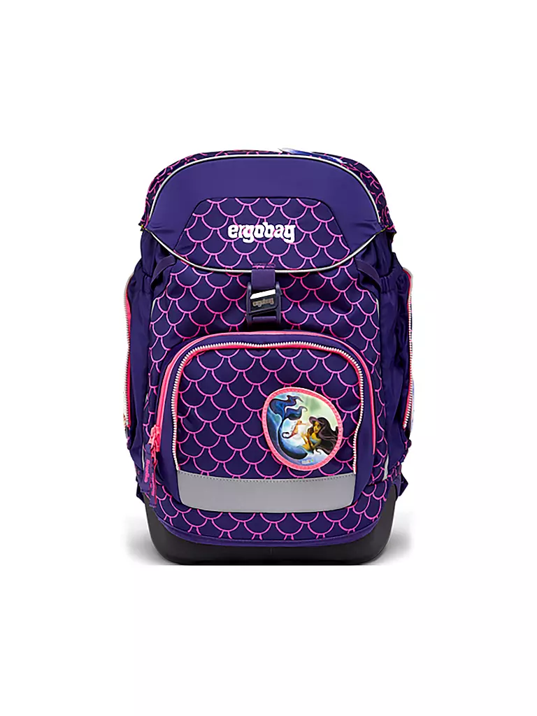ERGOBAG | Set de mochilas escolares 6 piezas MAXI Lumi -  PerlentauchBäre | Lila