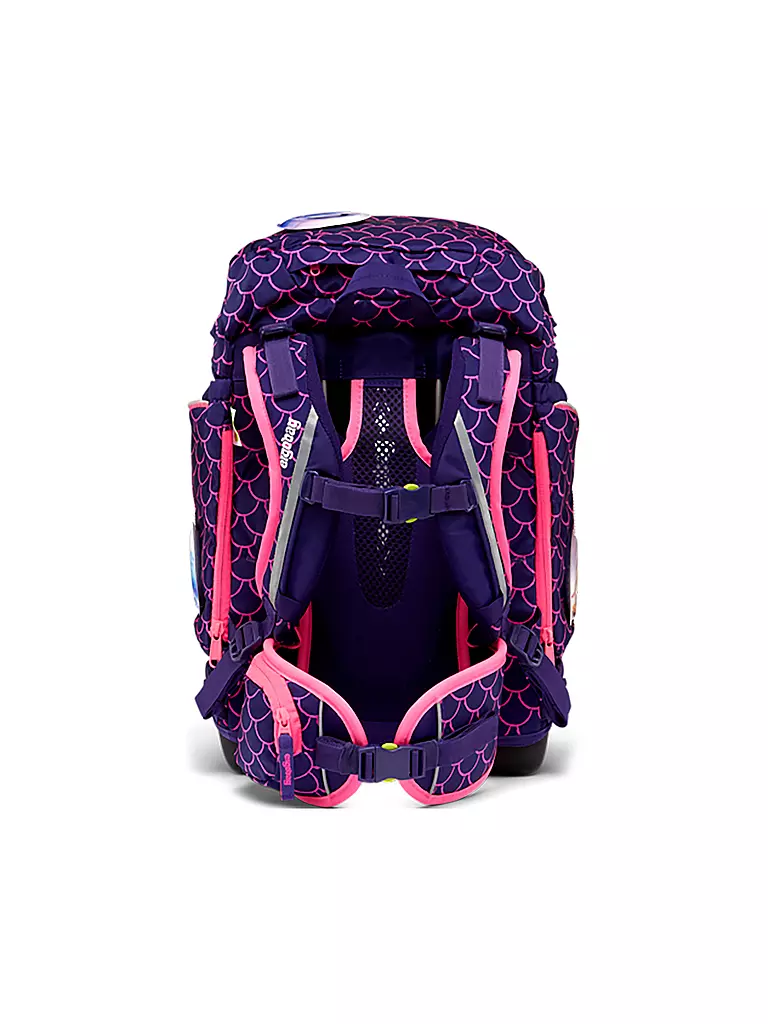 ERGOBAG | Set de mochilas escolares 6 piezas MAXI Lumi -  PerlentauchBäre | Lila