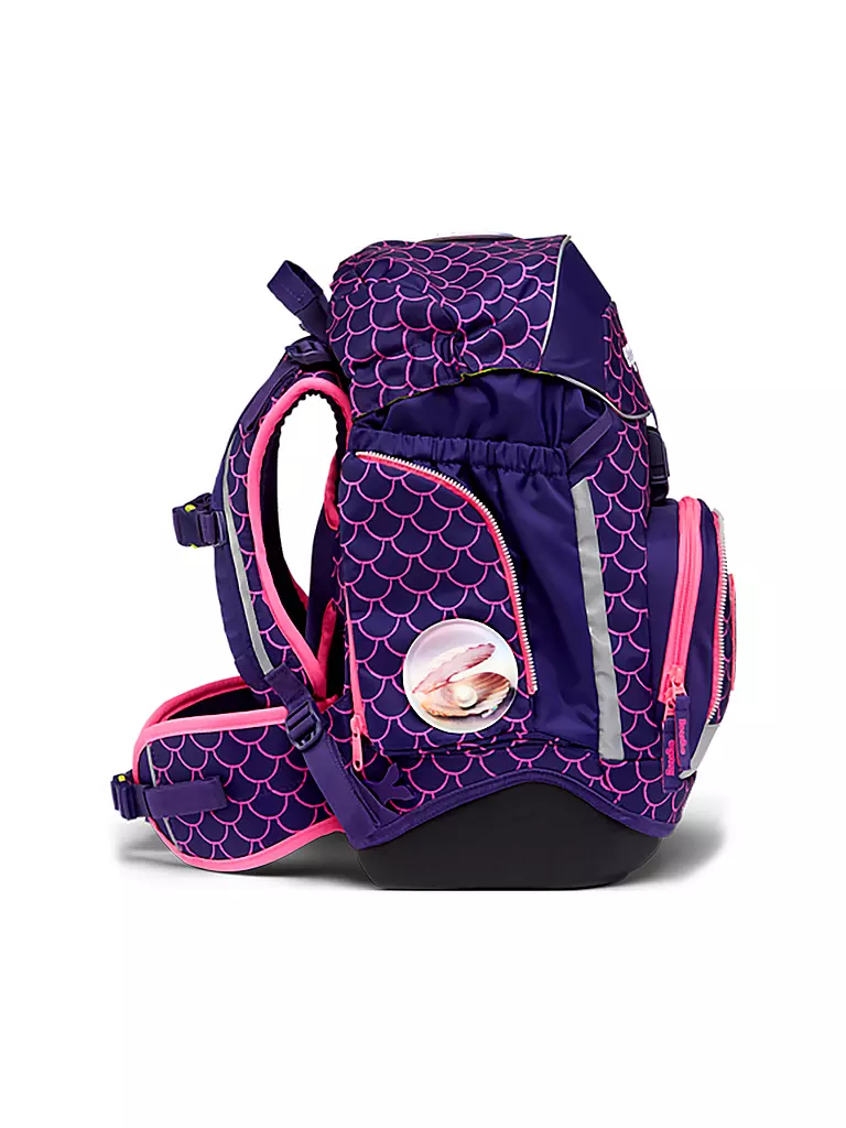 ERGOBAG | Set de mochilas escolares 6 piezas MAXI Lumi -  PerlentauchBäre | Lila