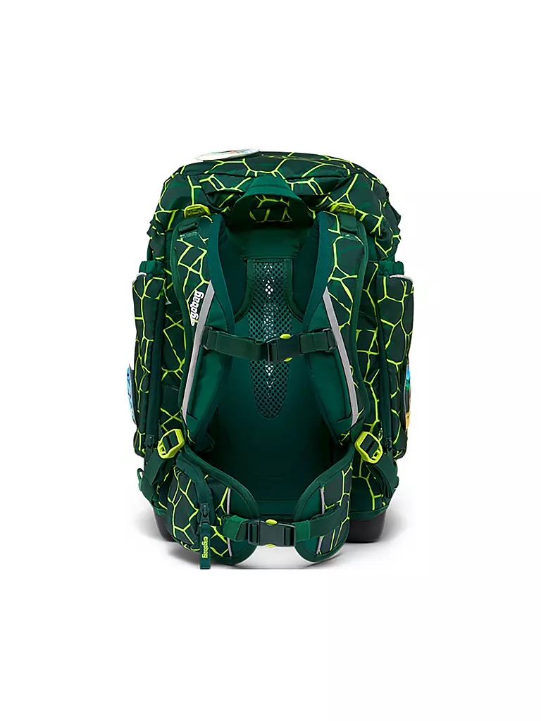 ERGOBAG | Set de mochilas escolares 6 piezas PACK - BärRex | Verde oscuro