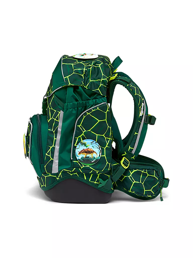 ERGOBAG | Set de mochilas escolares 6 piezas PACK - BärRex | Verde oscuro