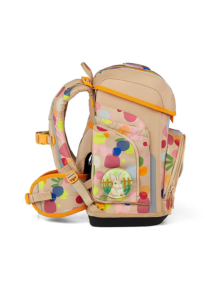 ERGOBAG | Set de mochilas escolares de 5 piezas CUBO Flower PowBär 2026 | 