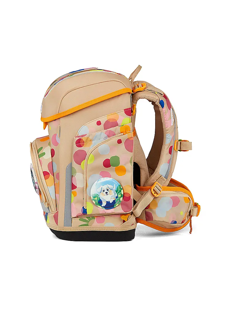 ERGOBAG | Set de mochilas escolares de 5 piezas CUBO Flower PowBär 2026 | 