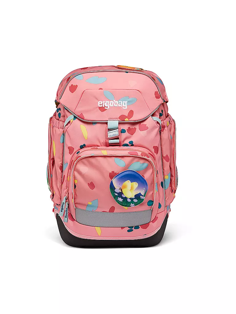 ERGOBAG | Set de mochilas escolares de 6 piezas PACK - ZitronenfaltBär | Coral