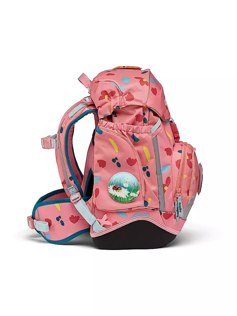 ERGOBAG | Set de mochilas escolares de 6 piezas PACK - ZitronenfaltBär | Coral